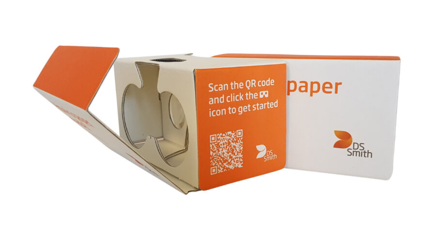 Vr Packaging Recyclable Cardboard VR Goggle Project For Leading Packaging Company